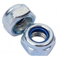 Гайка 6-гранная, со стопорным кольцом М 8 DIN 985 Гайка 6-гранная, со стопорным кольцом М 8 DIN 985