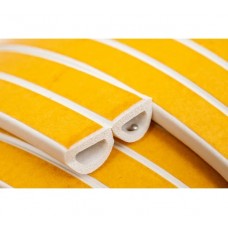 Уплотнитель для дверей 10х12 белый