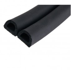 Уплотнитель для дверей 14х12 черный