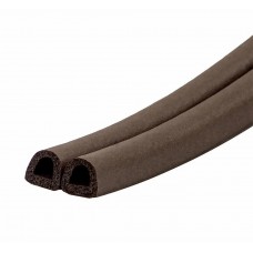 Уплотнитель для окон, коричневый (профиль D)
