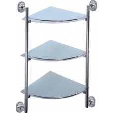 Полка 3-ярусная угл. стеклянная L1507-3