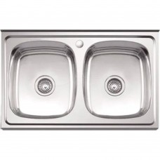 Мойка L 98060B 80*60, двухчаш.