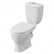 Унитаз компакт ВОРОТЫНСКИЙ  крап на бел.