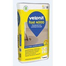 Пол наливной Вебер. Ветонит Фаст 4000, 20кг /54 шт