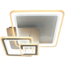 Светильник-люстра св/д Estares Triplex Square 124W(12000lm) 2K-4K-6K 595x595х146 пульт ДУ бел. IP20