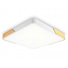 Светильник св/д Ambrella 45W(3375lm) 5000K 5K квадр. 500x50 бел/св. дерево IP20 FZ1313 WH/LW