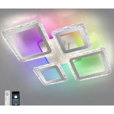 Светильник-люстра Estares OVAL ICE RGB 5S 75W(7000Lm)бел.