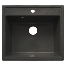 Мойка SimGran S-13 56,5х50,5см черная