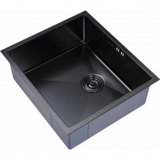 Мойка 50х50 (3,0) вып 3 1/2  MIXLINE PRO 20см с сиф. черн. граф. нано