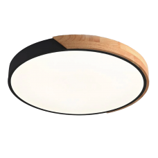 Светильник-люстра Estares SOLEIN wood 75W(7500Lm) 2K-4K-6K 520x50 пульт ДУ черн.дерево IP20