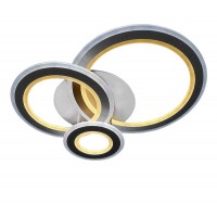 Светильник св/д Estares Triplex Round R 108W Черный+ пульт (10000lm) 2K-4K-6K IP44