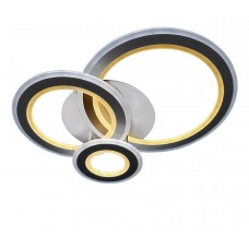 Светильник св/д Estares Triplex Round R 108W Черный+ пульт (10000lm) 2K-4K-6K IP44