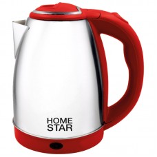 Эл.чайник Homestar HS-1028 (диск, 1,8л), нерж.сталь MIX