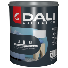 Краска д/стен и потолков Dali Collection UNO База А  0,9 л.