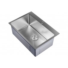 Мойка 65х45 (3,0) вып 3 1/2  MIXLINE PRO 22см с сиф. сатин нано