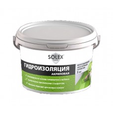 Гидроизоляция акрил. SOLEX 3 кг