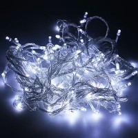 Гирлянда 5,5м 50 ламп LED, Белый,8 реж, IP-20