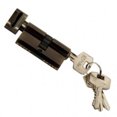Ключ цилиндр Р 60СК AB К-З ант. бронза (ключ/завертка) 5 ключей
