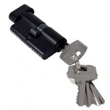 Ключ цилиндр Р 60СК MatBlack К-З черный 5ключей (кл/завертка)