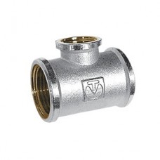 Тройник переходной (никель) 1* 3/4*1" VALTEC
