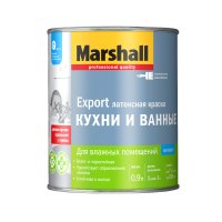 Краска Marshall EXPORT Кухни и Ванные BW лат., мат, 0.9л