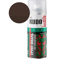 Грунт-эмаль по ржавчине KU-318017 шоколадная, 520 мл 