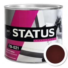 Грунт ГФ-021 STATUS красно-коричневый, 20 кг