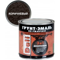 Грунт-эмаль по ржавчине 3 в 1 DALI молотковая коричневая, 0,75 л Грунт-эмаль по ржавчине 3 в 1 DALI молотковая коричневая, 0,75 л