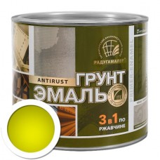 Грунт-эмаль 3 в 1 Радуга желтая, 1,9 кг