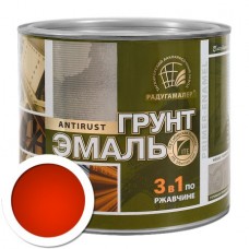 Грунт-эмаль 3 в 1 Радуга красная, 1,9 кг