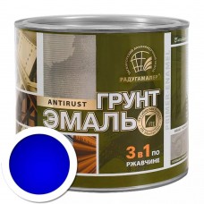 Грунт-эмаль 3 в 1 Радуга синяя, 1,9 кг