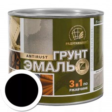 Грунт-эмаль 3 в 1 Радуга черная, 2,7 кг