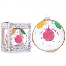 Шар "Праздник пришел 2", 85 мм., в под.уп.