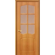 Дверь со стеклом ПВХ 60 Азалия миланский орех  