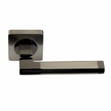 Ручка дверная "Салерно", черный никель PAL-101-S SN/BN PALLINI