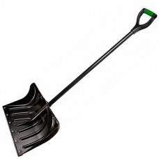 Лопата снеговая 340х460мм метал. ручка, 142см