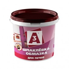 Обмазка-шпаклевка для печей, 1,5 кг