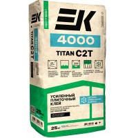 Клей для керамогранита ЕК 4000 TITAN, 25 кг