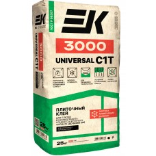 Клей для плитки ЕК 3000, 25 кг