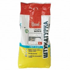 Штукатурка гипсовая Старатели белая, 5 кг