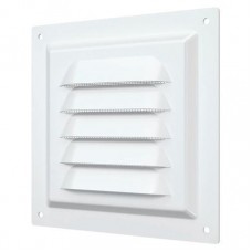 Решетка вентиляционная вытяжная стальная, 12х12 см 
