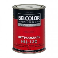 Эмаль НЦ-132П БЕЛКОЛОР красная 0,8кг.