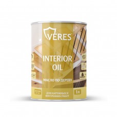 Масло по дереву "VERES" д/внутр. и нар. работ 1,0 л, белый