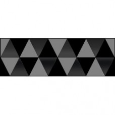 Декор керам. 20х60см Sigma Perla черн.17-03-04-463-0